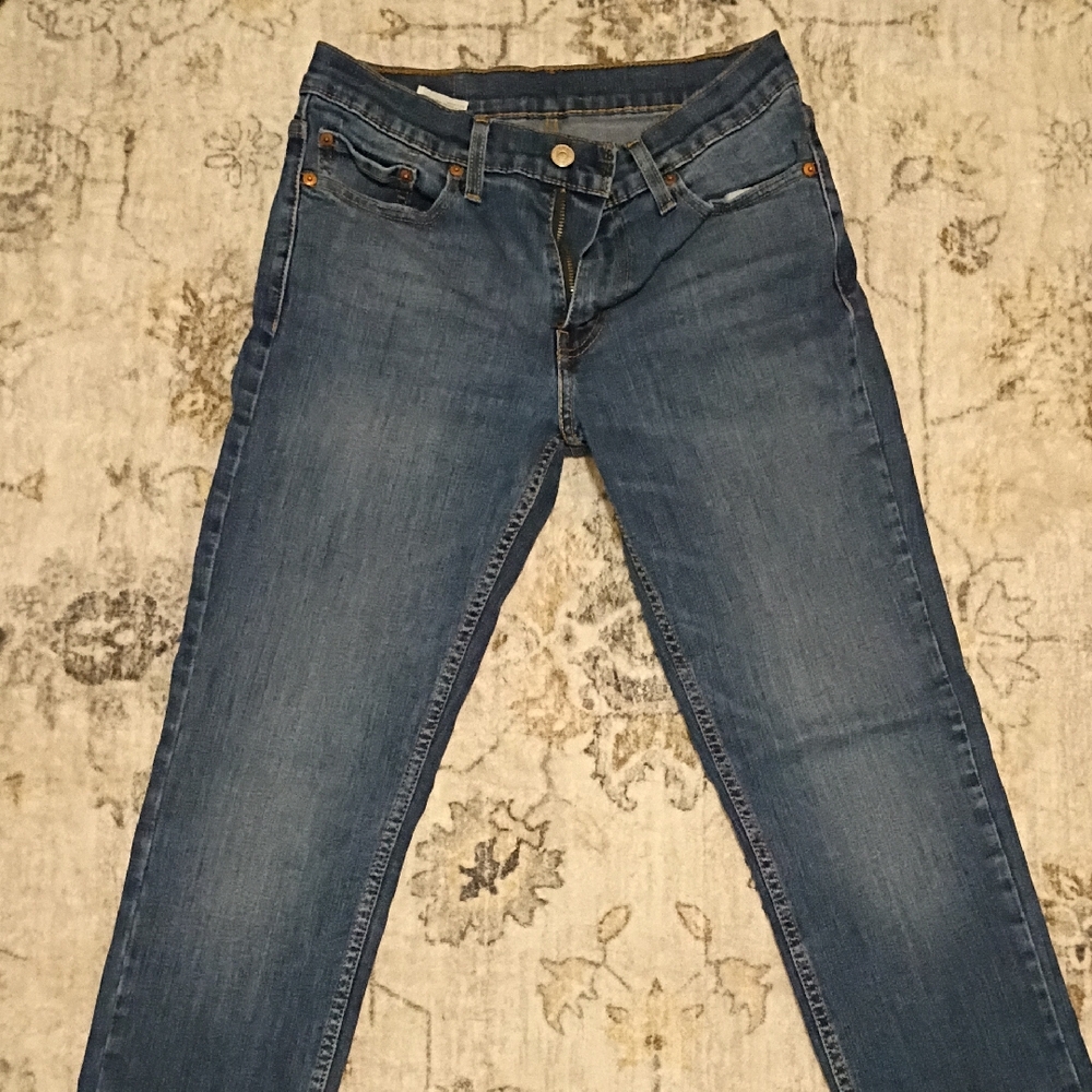 Levi's Classic Blue Jeans with Tan Label